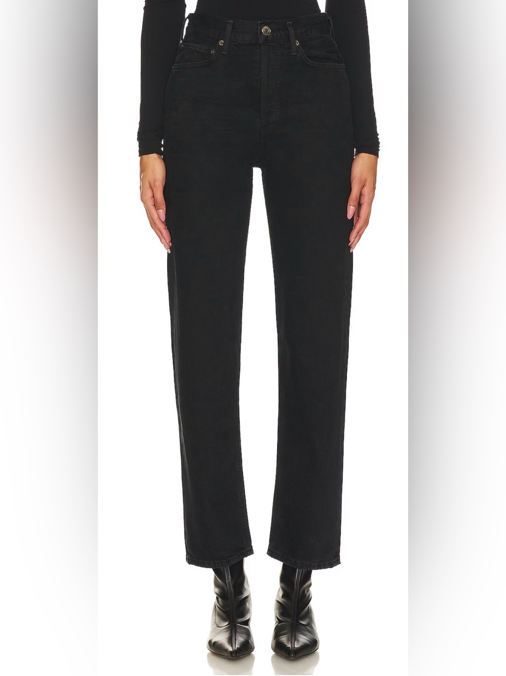 AGOLDE Black Pinch Waist Jeans